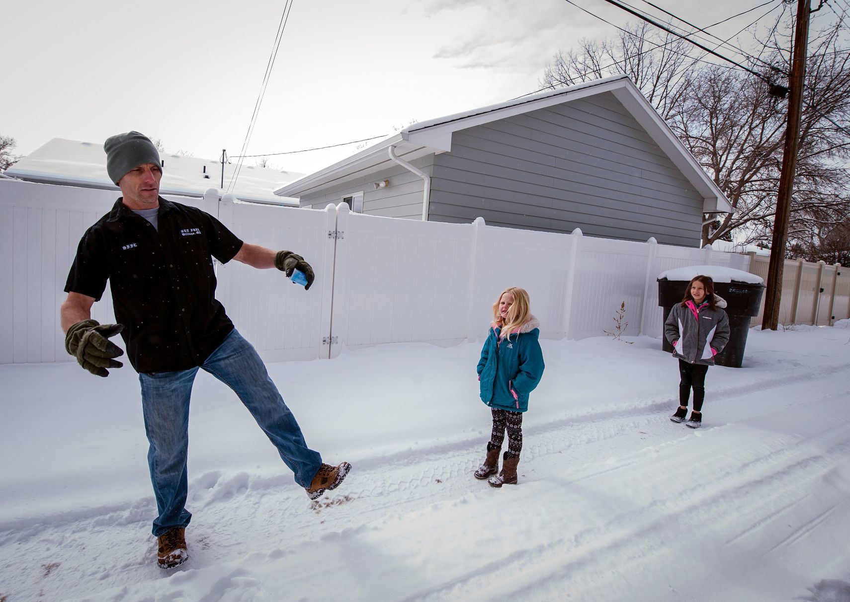 Travis Sutton returns to the Custer Ave explosion site